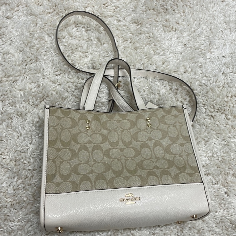 Coach Signature Print Dempsey Bag